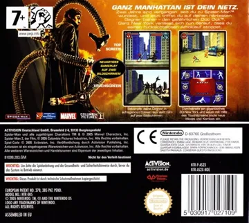 Spider-Man 2 (Europe) box cover back